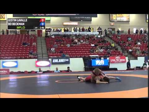 66 kg R2 - Justin LaValle (Minnesota Storm) vs Bo Beckman (NYAC)
