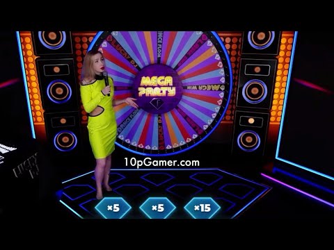 New Live Casino Wheel Fashion TV Mega Party Gameshow Session £10!