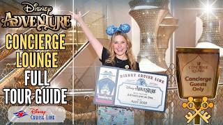 Disney ADVENTURE | Concierge Lounge - FULL TOUR | Disney Cruise Line | Singapore