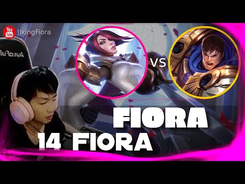 🔴 14 Fiora vs Garen (2000 LP Fiora) - 14 Fiora Guide