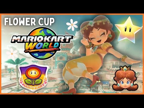 ✿ Mario Kart World - 150cc Flower Cup (Daisy Gameplay) ✿