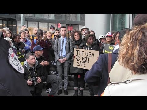 Protesters call for end of Safe Third Country Agreement
