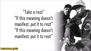 Gang Starr - Take a Rest (Lyrics)
