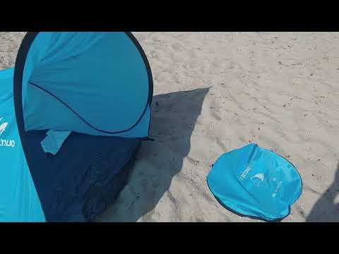 Review zur Decathlon Strandmuschel (2 Seconds 0 Pop-Up)