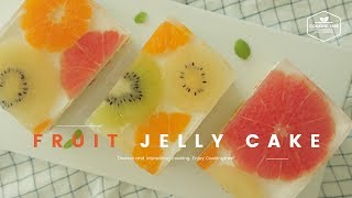 ❁~알록달록~❁ 과일 젤리 케이크 만들기 : Fruit Jelly Cake Recipe - Cooking tree 쿠킹트리*Cooking ASMR