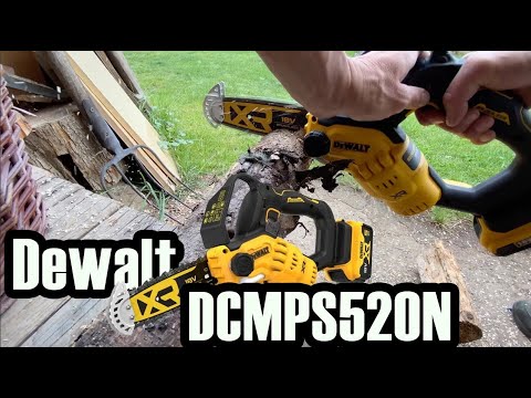 Мини-пила цепная аккумуляторная безщёточная DeWALT DCMPS520P1 Мини-пила цепная аккумуляторная безщёточная DeWALT DCMPS520P1
