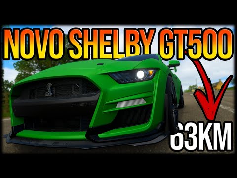 Forza Horizon 4 - CORRIDA de 63KM com NOVO FORD MUSTANG SHELBY GT500