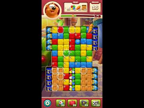 Toon Blast Level 8177 - NO BOOSTERS 🐻🐺🐱 | SKILLGAMING ✔️