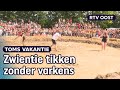 Als een varken door de modder rollen bij Dicky Woodstock | RTV Oost