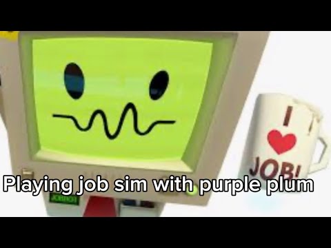 The worst employee challenge with purple plum in job simulator.