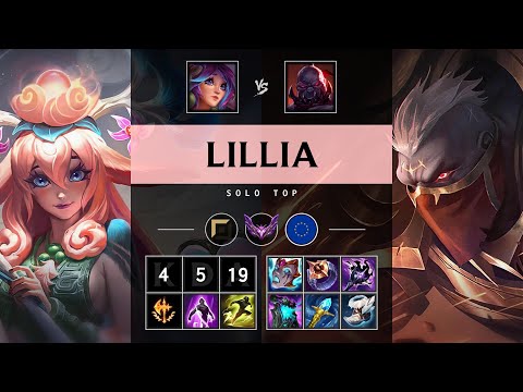 Lillia Top vs Sion - EUW Master Patch 25.17