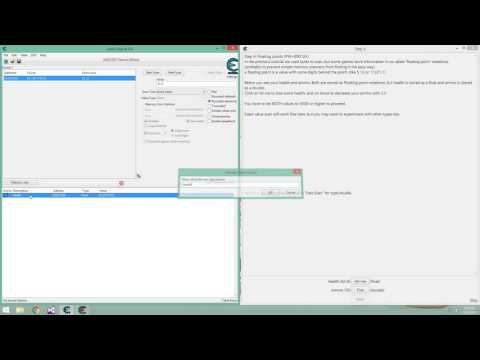 Introduction to Cheat Engine - Tutorial Step 4 - Different Types