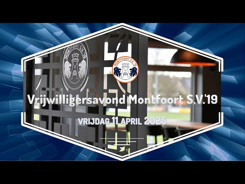 Vrijwilligersavond Montfoort S.V.'19