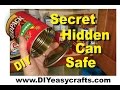 Secret Hidden Can Safe How to Make Easy DIY