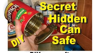 Secret Hidden Can Safe How to Make Easy DIY