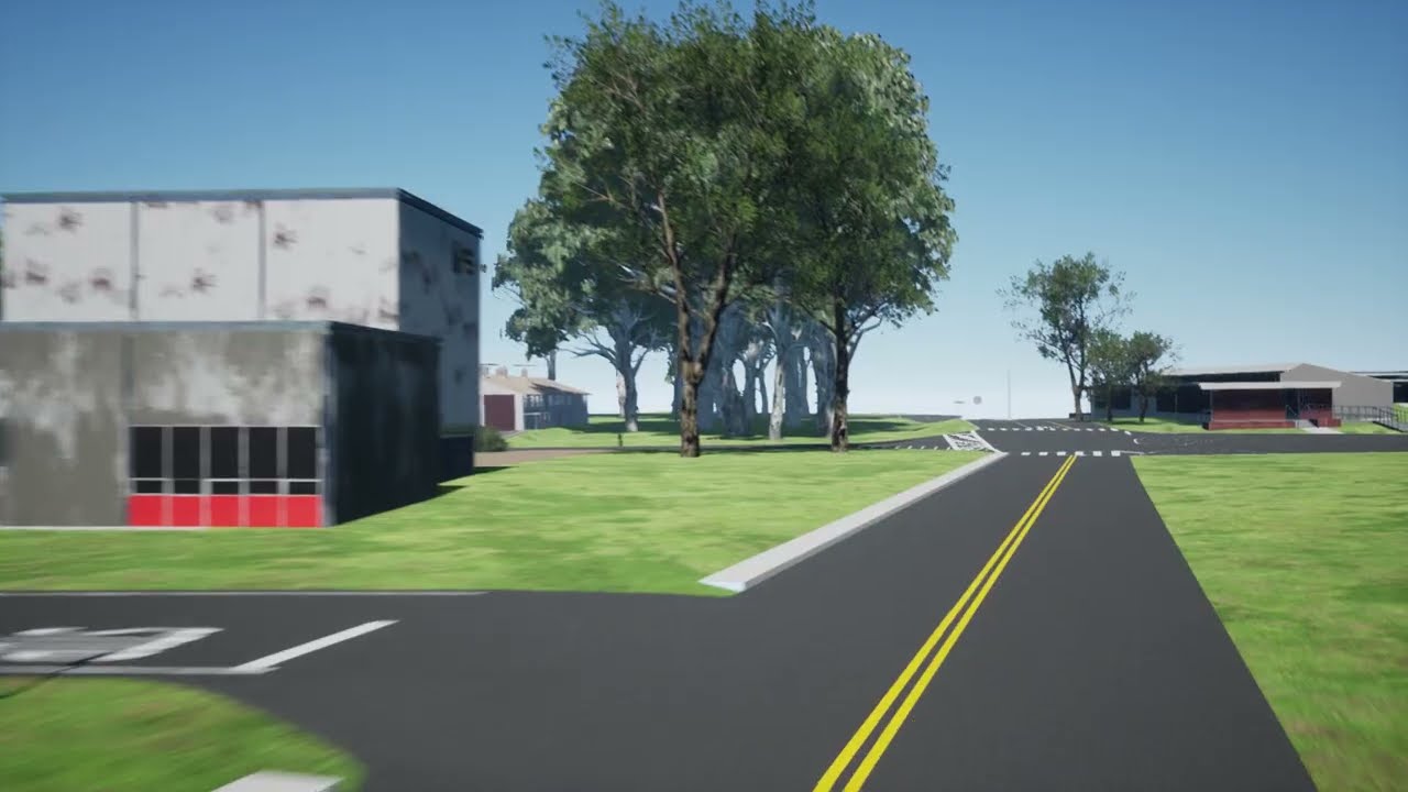 SimScene - Private Testing Track - Digital Twin