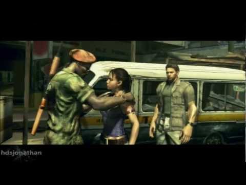 Resident Evil 5 Walkthrough -Part 1- Chapter 1-1 Civilian Checkpoint - All Treasures & BSAA Emblems
