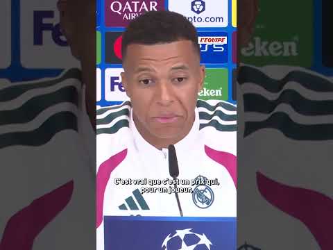 😤 Kylian Mbappé : "La sensation que c'est une bonne année pour le Ballon d'Or" #mbappe #ballondor