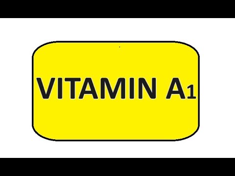 Vitamin A1 is retinol