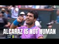 Carlos Alcaraz is not human. Crazy recovery vs Medvedev | 2024 Indian Wells Final