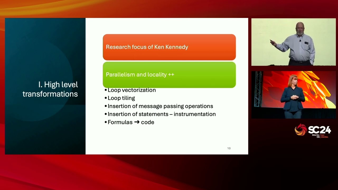 SC24 ACM/IEEE-CS Ken Kennedy Award Presentation