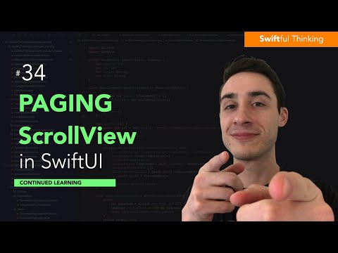 Paging ScrollView in SwiftUI for iOS 17 | Continued Learning #34 thumbnail
