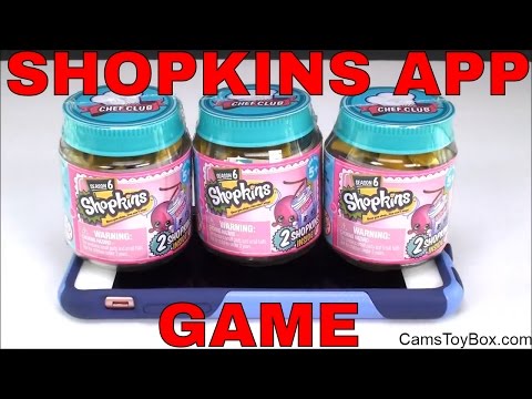 How to Shopkins App Game Play and Scan Chef Club Season 6 Fun Surprise Toys for Kids Playing Video