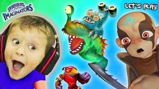 Let's Play Skylanders Imaginators SCHOLARVILLE Level w/ Tae Kwon Crow (Pre-Release Gameplay)