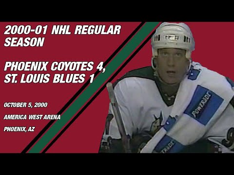 Phoenix Coyotes 4, St. Louis Blues 1 (PARTIAL GAME): October 5, 2000