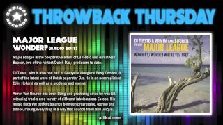 Major League - Wonder (Radio Edit) RADIKAL RECORDS THROWBACK THURSDAY
