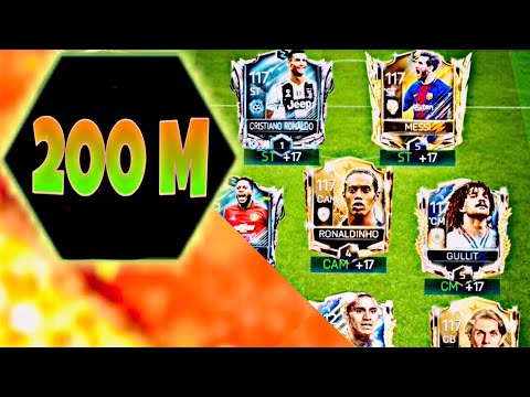 200 MILLION UPGRADE in fifa mobile ! My Biggest upgrades and rankups Ronaldo,Messi,Prime icons