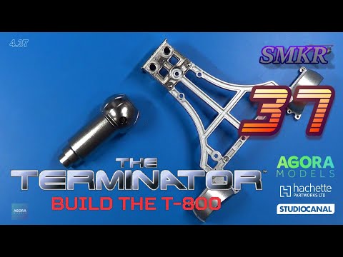 Agora Models Build the T-800 Terminator Pack 4 Stage 37 - Thoracic Cage Joint & Vertebra