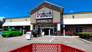 Shopping at Tractor Supply Company in Apopka, Florida