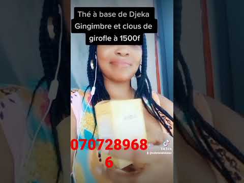 vente de thé à base de Djeka clou de girofle et gingimbre à 1500f