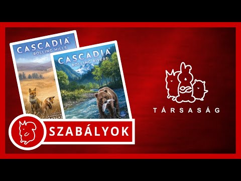 Cascadia Gördülő Dombok és Folyók | Játékszabály - Társaság Társasjáték