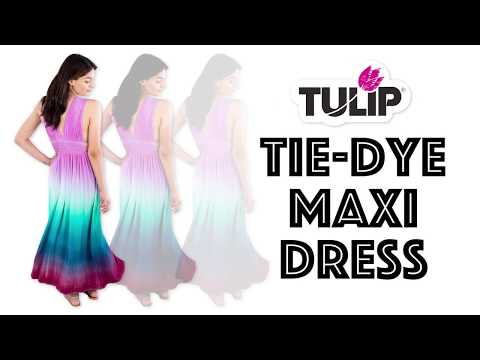 Tie-Dye Maxi Dress Tutorial