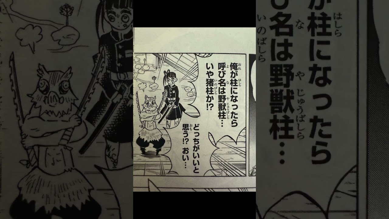 野獣柱#youtubeshorts #鬼滅の刃 #漫画 #野獣先輩