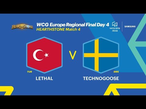 WCG 2019 Xi’an, European Regional Final - Hearthstone, 4R, Turkey vs Sweden (ENG)