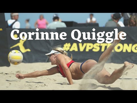 For Corinne Quiggle, home is wherever the beach volleyball is