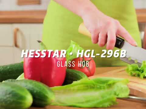 Hesstar  2 Burner Glass Hob HGL-296B
