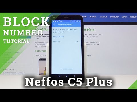 How to Block Calls & Messages in Neffos C5 Plus - Block Number