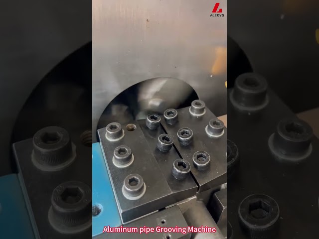 Видеоролик о станке для нарезания канавок на алюминиевых трубах