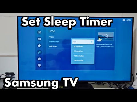 Samsung TV: How to Set Sleep Timer (Auto Turn Off)