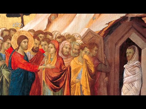 La Résurrection de Lazare de Duccio di Buoninsegna