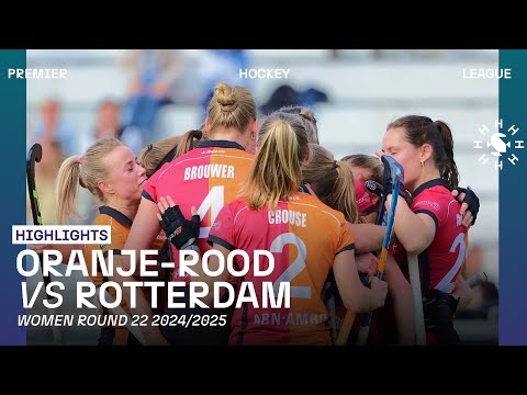 Prachtig afscheid clubicoon SCHEERLINCK 🧡❤️ OR - ROT 🏑 Tulp Hoofdklasse Dames ‘24/’25 | Samenvatting