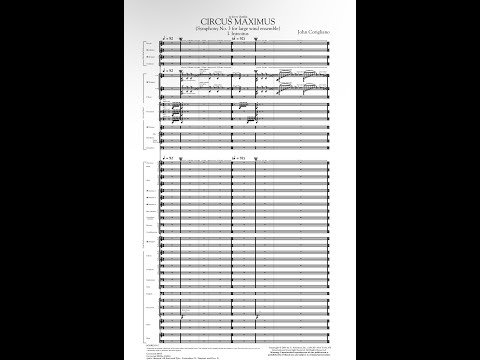 John Corigliano - Circus Maximus (Symphony no. 3) AUDIO+SCORE
