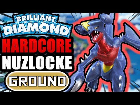 Pokémon Brilliant Diamond Hardcore Nuzlocke - Ground Type Pokémon Only! (No items, No overleveling)