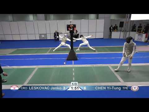 2023 Day04 T32 05 M F Individual Junior Plovdiv BUL CHM GREEN CHEN TPE vs LESKOVAC CRO