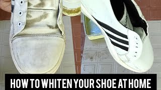 How to clean your white shoes at home |