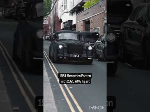 1961 Mercedes Ponton 2020amg engine swap #restomod #61mercedes